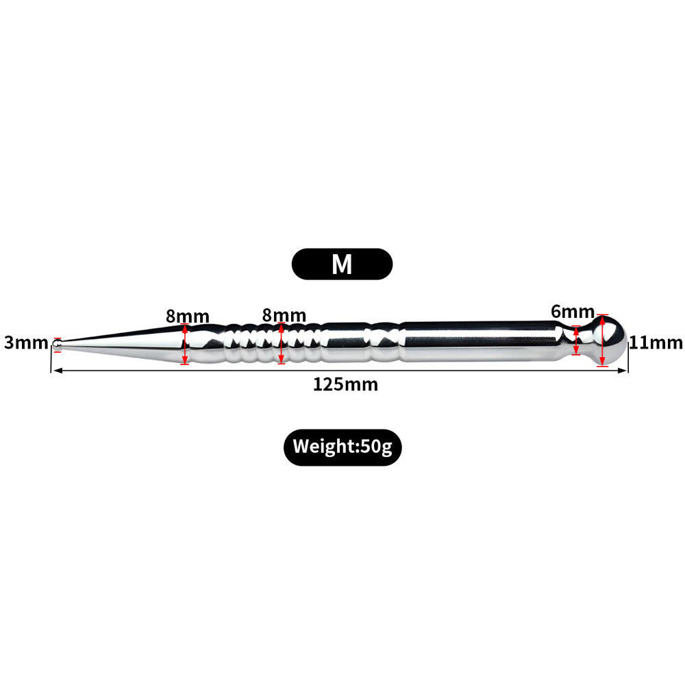Smooth Double Head Multifunctional Urethral Sounding Rod - M - image 6