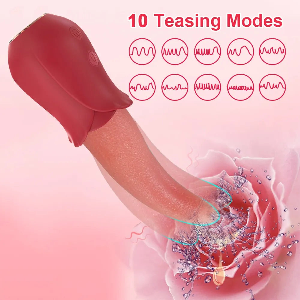 Tongue Licking Rose Toy - image 3