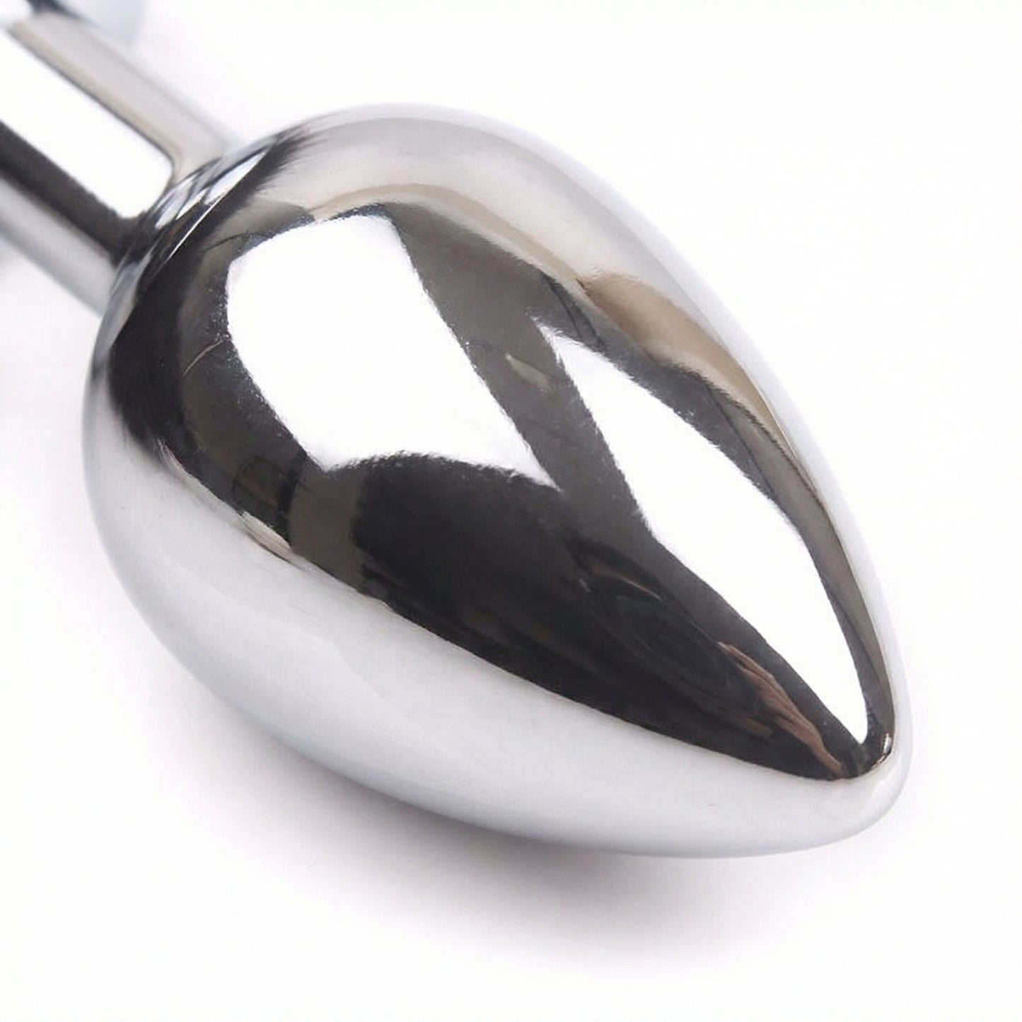 Black Fox Tail Butt Plug • 18.1 Inch Tail - image 3