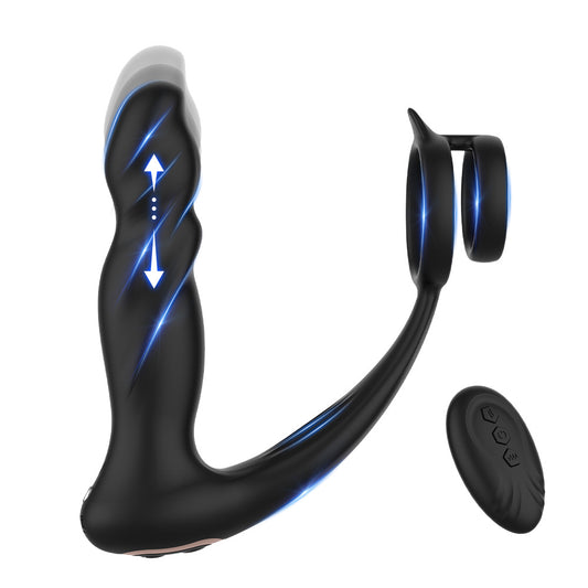 Prostate Stimulation Men's Vibrator With 10  Vibrations - Remote Control - image 0