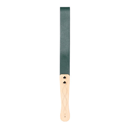 SM Leather Flogger Impact Pad - Green - 39cm - image 5