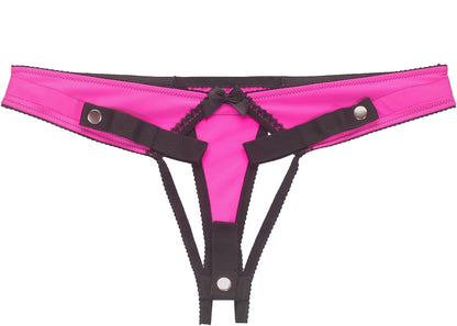 Sexy Men's Chastity Belt Fixed Pants - Rose Lock-Free-L-Size - image 9