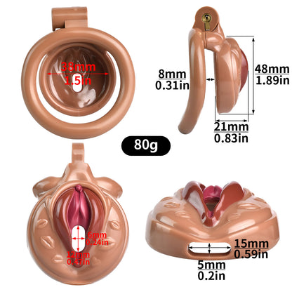 Realistic Sissy Chastity Cage - image 1