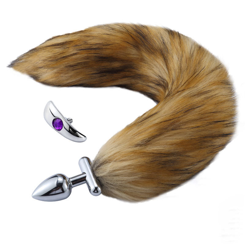 Elegant Cosplay Tail Anal Butt Plug - Brown - image 11