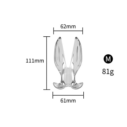 Expanding Tunnel Plug - Clear - M - image 6