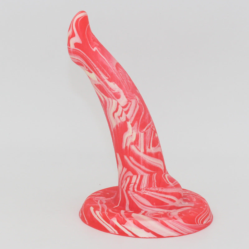Elephant Trunk Suction Dildo - Red - image 6