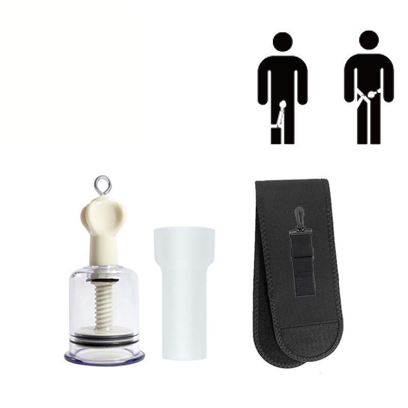 Penis Enhancement Enlarger Tension Device Vacuum Cups Cock Stretcher  - with waist belt - image 7