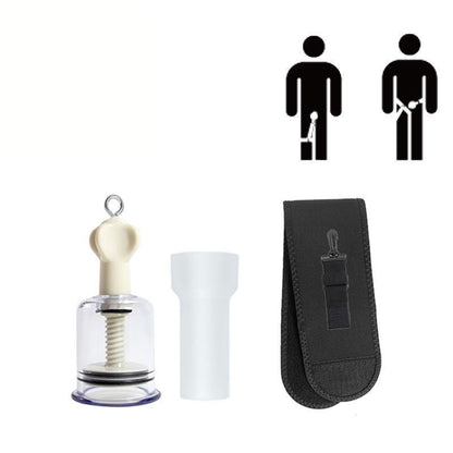 Penis Enhancement Enlarger Tension Device Vacuum Cups Cock Stretcher  - with waist belt - image 7