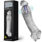 Long and Thick Dragon Cock Sleeve - Transparent Vibrating - image 14