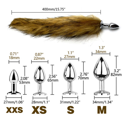 Fluffy Fantasy Animal Tail Plug - image 2