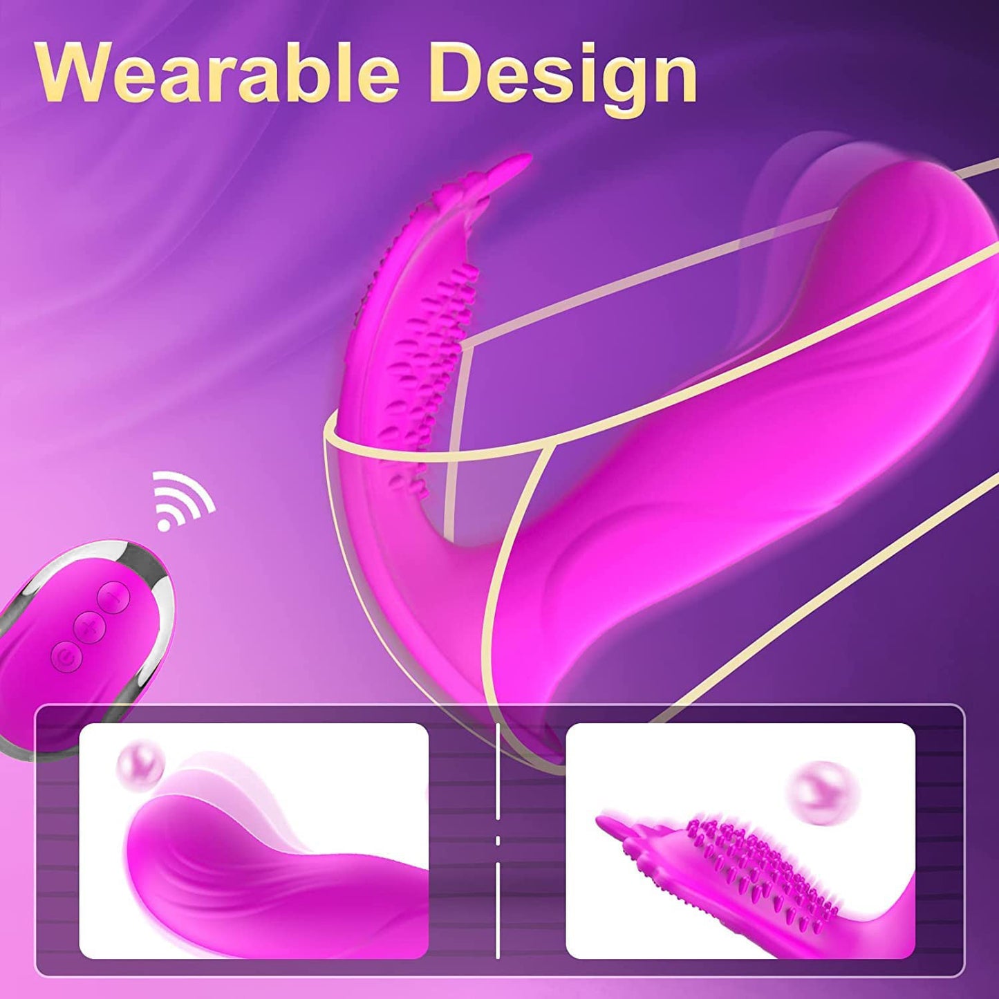 Wearable Remote Control G Spot Clit Vibrator - image 1