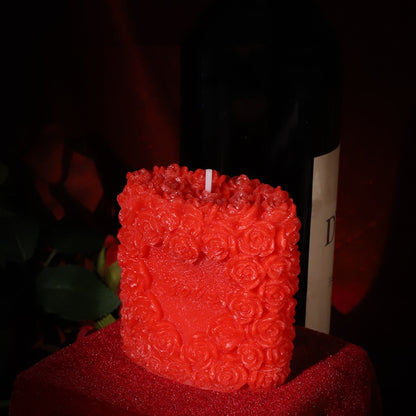 Bear Floral Low Temperature Candles - Red Floral - image 9