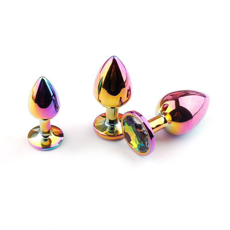 Rainbow Shining Butt Plug - L - image 0