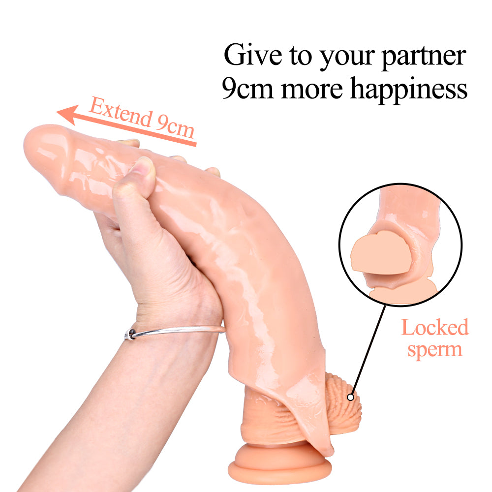 Mighty Penis Extender Sleeve with Ball Loop - image 5