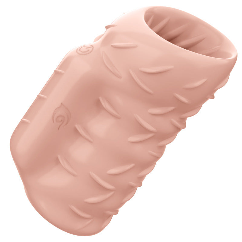Penis Glans Sleeve Vibrators Delay Ejaculation Sex Toys - Beige - A - image 5