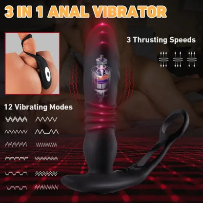 Vibrating Cock Rings Prostate Massager - image 8