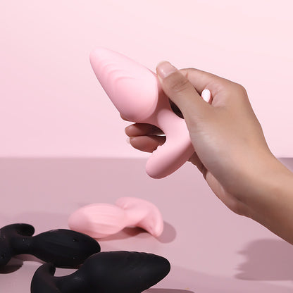 Vibrating Rechargeable Silicone Anal Plug - image 0