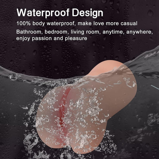 Realistic Dual-Stimulation Masturbator - image 0