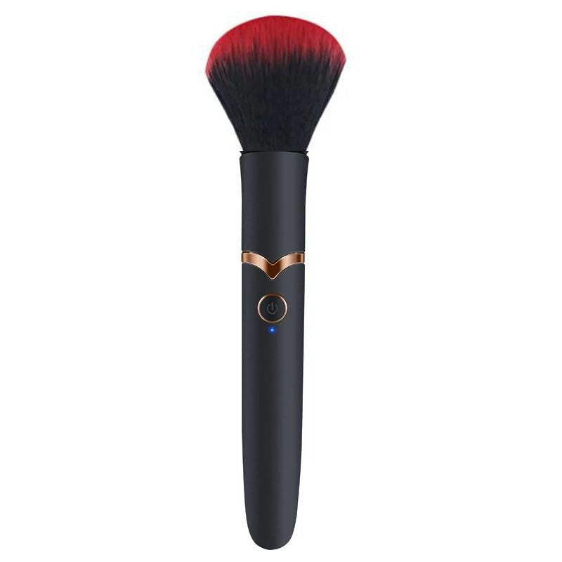 Femal Make Up Brush Vibrator Sex Toy - Black - image 3