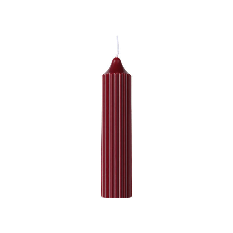 Low Temperature Candles SM Wax Dripping - Burgundy Gear Candle - image 3