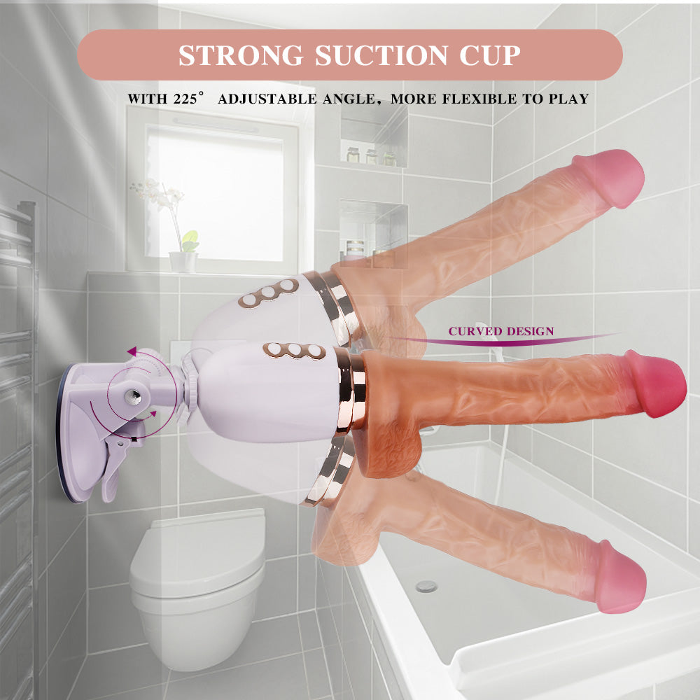 Realistic Vibrator with Remote – 10 Vibration & 3 Pulsation Modes, Hands-Free Mountable Design - image 2