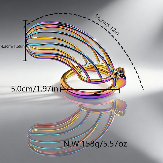 Rainbow Banana Cock Ring - 1.97'' - image 1