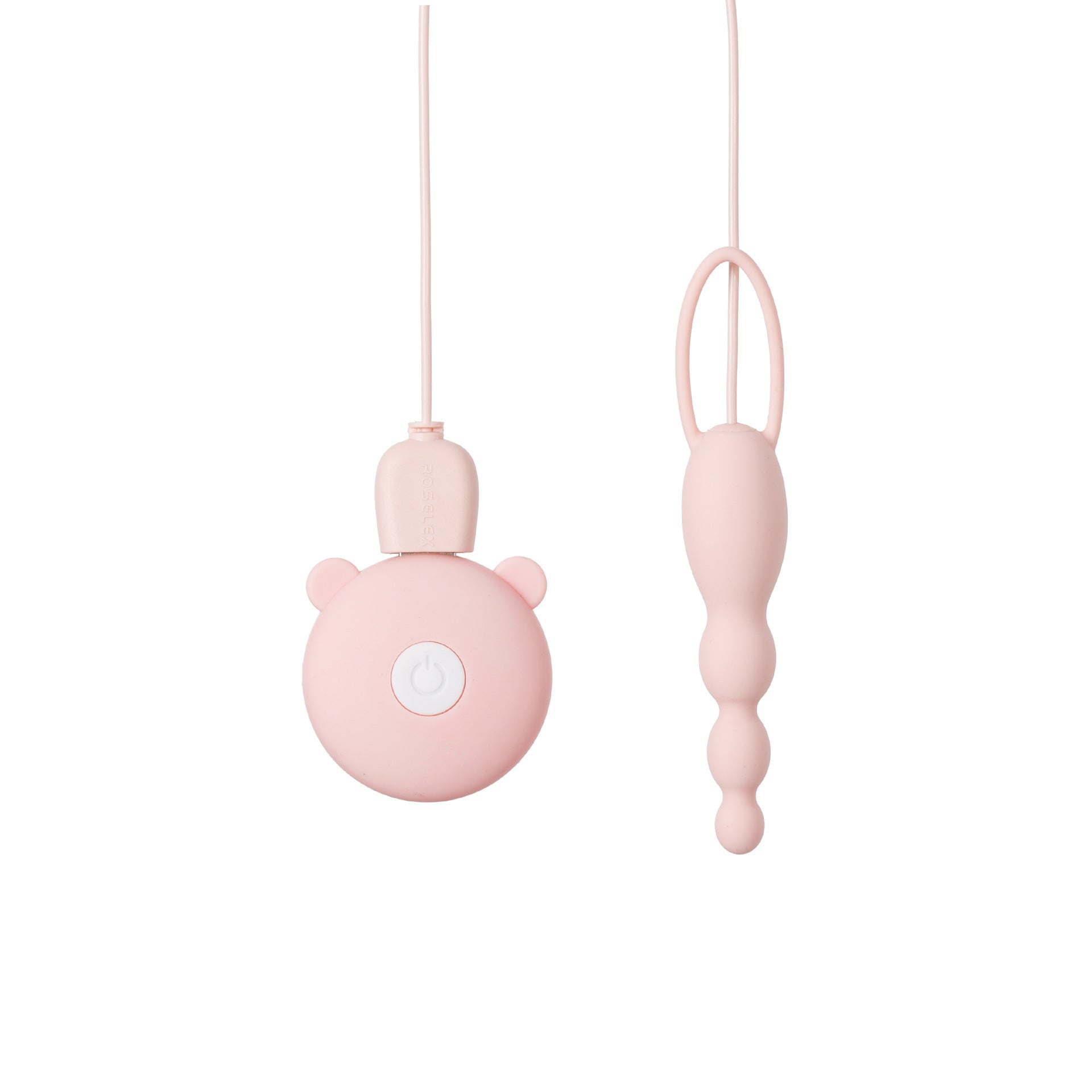 Vibrating Beaded Plug - Pink - image 3