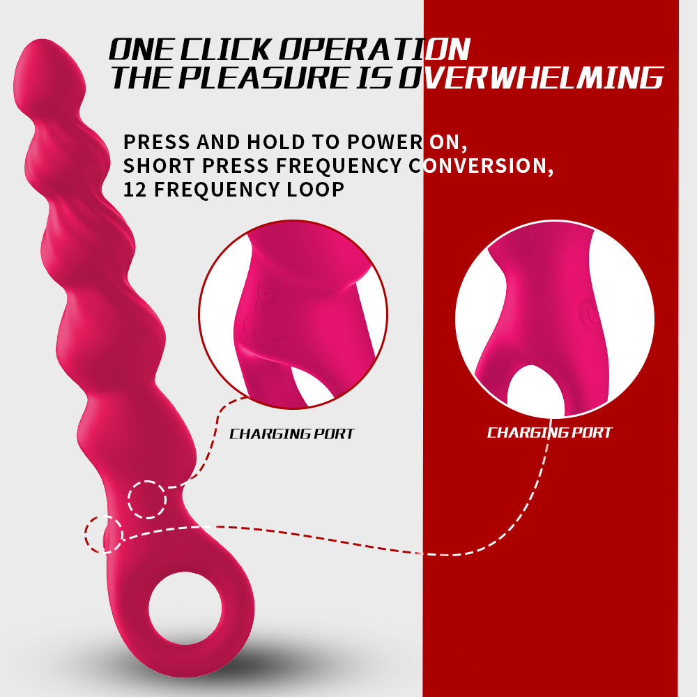 WavePulse Pro - 12X Vibrating Anal Beads - image 9