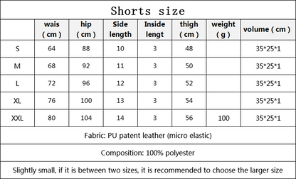 Women's Faux Leather Low Rise Mini Shorts – Sexy Clubwear Bottoms for Party - image 7