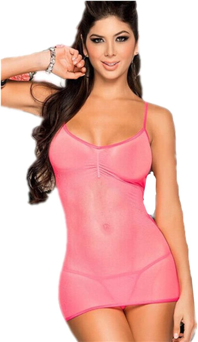 Backless Transparent Lace Pajamas - image 1