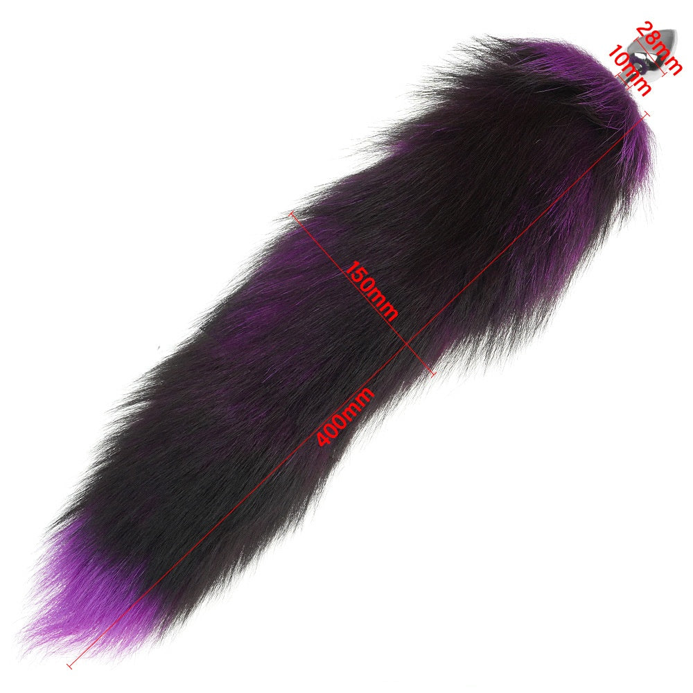 15.75'' Extra-Fluffy Fox Tail Butt Plug - image 1