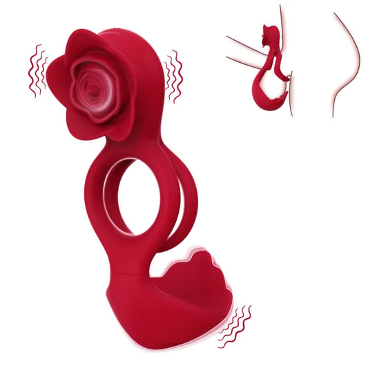 10-mode Vibrating Cock Ring With Semen Lock  - image 0