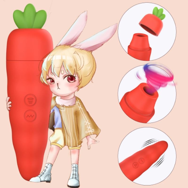Dual-Pleasure Carrot Vibrator - image 4