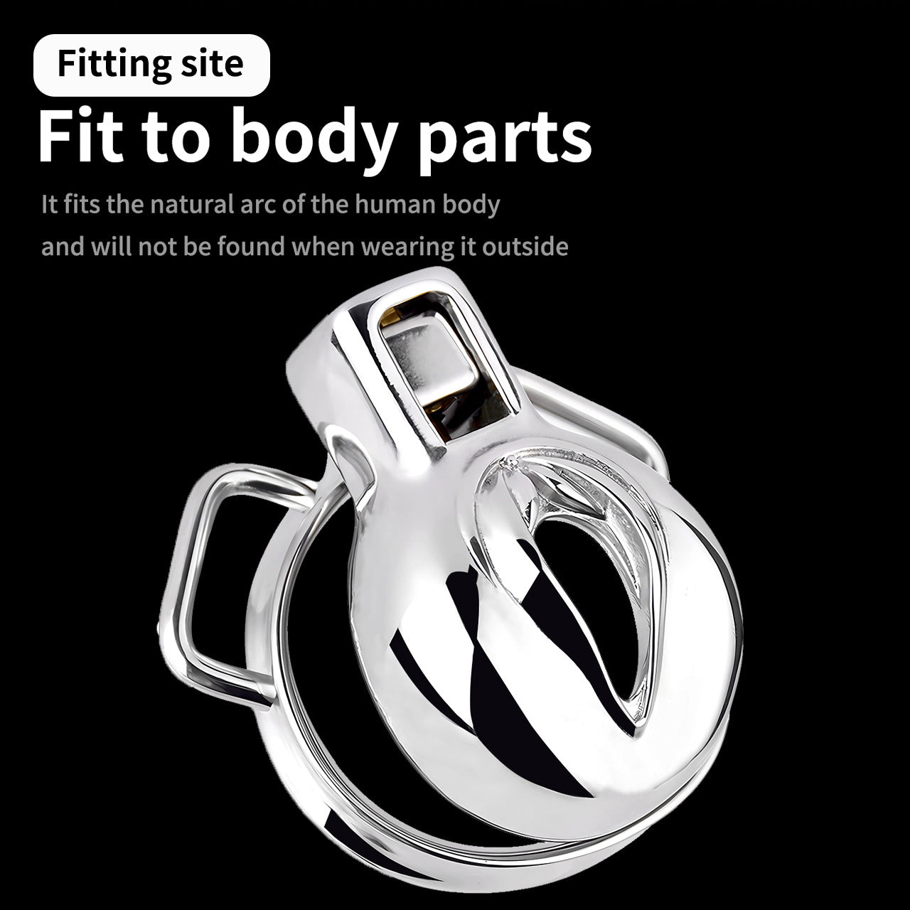 Stainless Steel Sissy Chastity Cage - image 2
