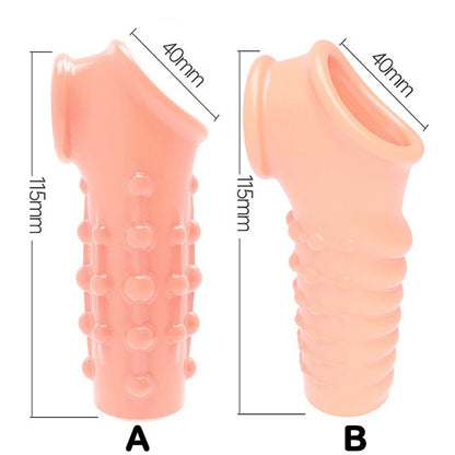  Penis Sleeve Penis Enlargement Granule Clitoris Stimulate  - image 1