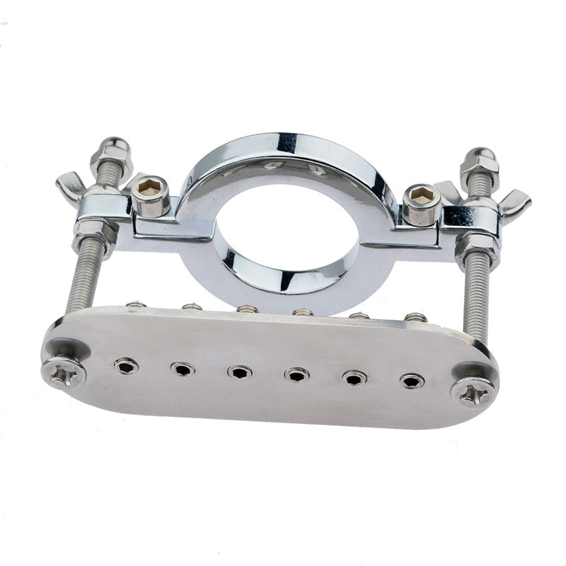Adjustable Stainless Steel CBT Ball Stretcher with Removable Spikes – Extreme Pleasure & Pain Control - image 3