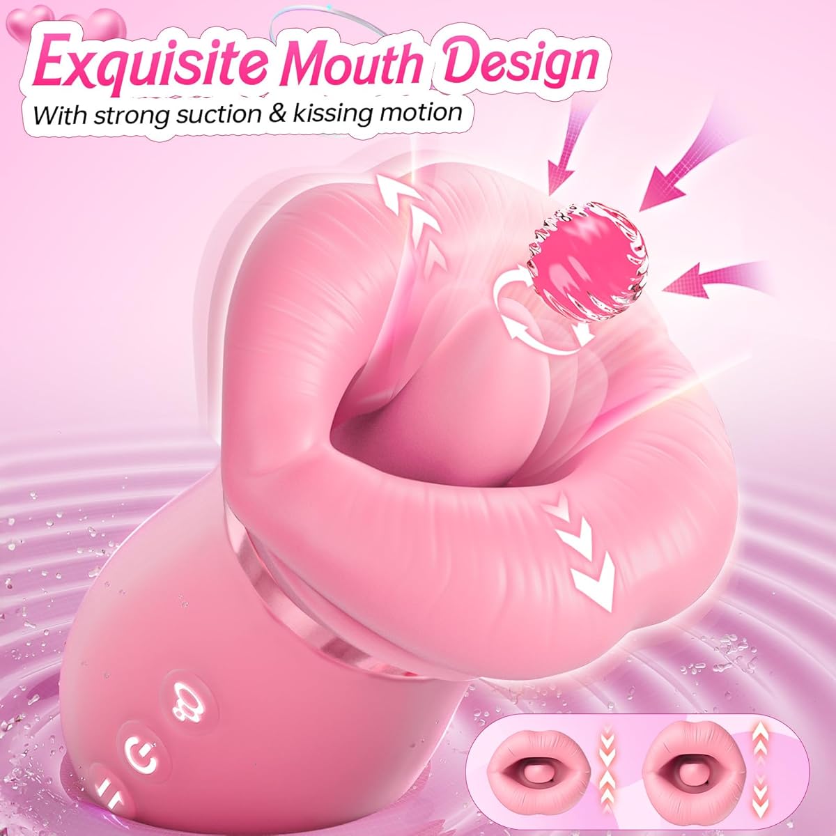 Exquisite Rose Kissing Vibrator - image 8