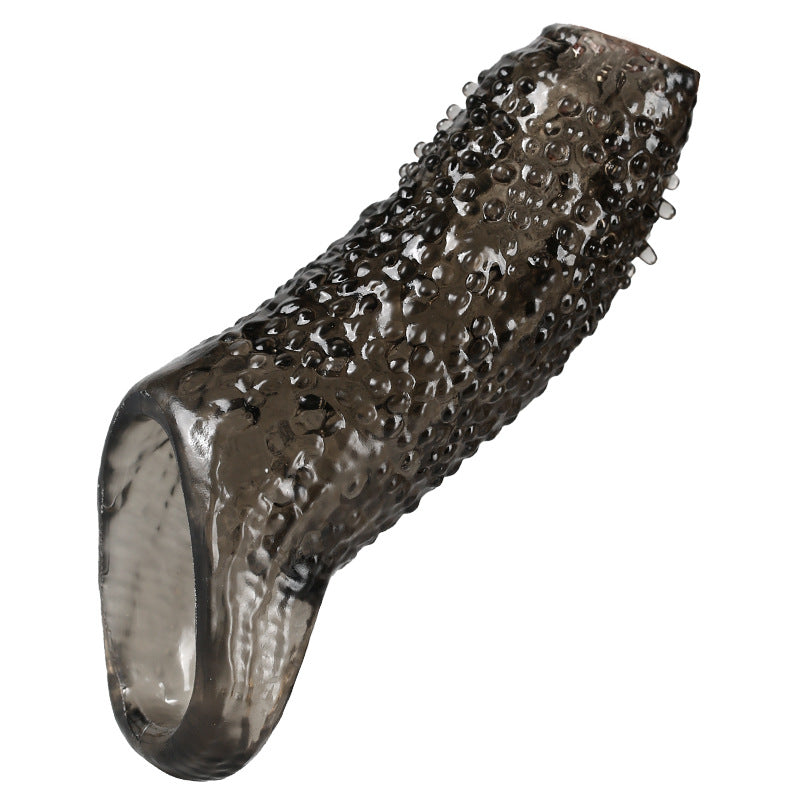 Big Penis Cover Extender Cock Enlargement Sleeve - Black D - image 15