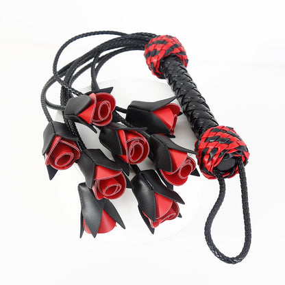 Handcrafted Leather Rose Whip - image 3