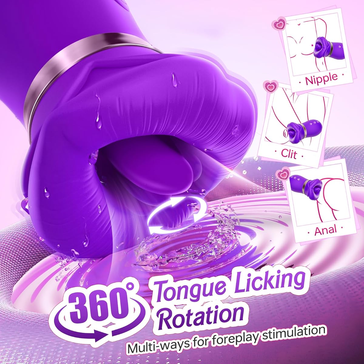 Exquisite Rose Kissing Vibrator - image 14