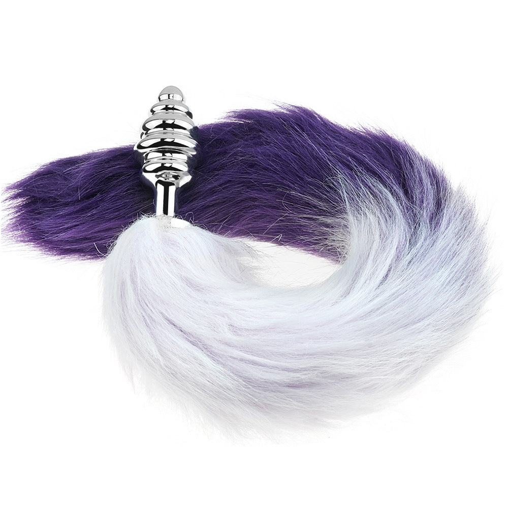 Smooth Long Fox Tail Flirting butt plug - image 1