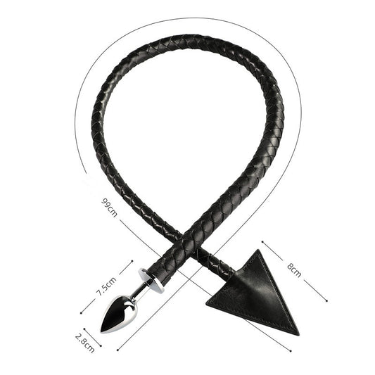 Stainless Steel Anal SM Flogger Whip - image 0
