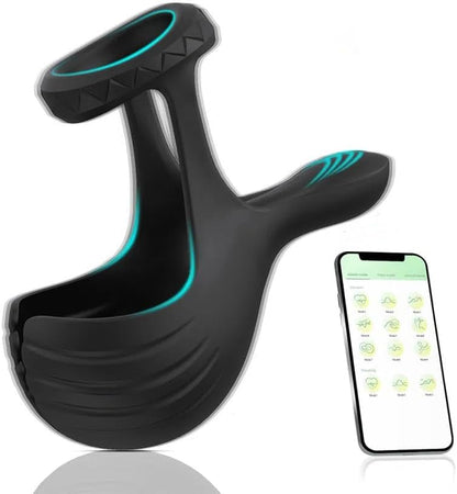 Vibrating Cock Ring - APP Control - image 5