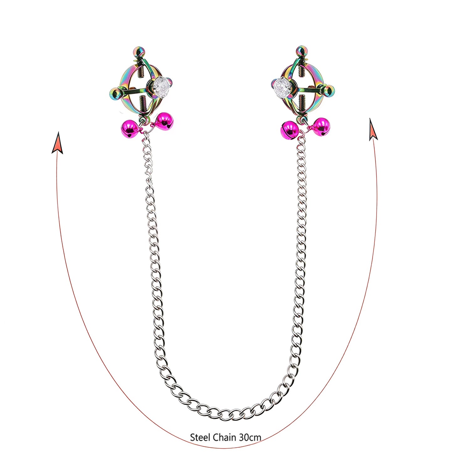 Metal Nipple Clamps With Jewerly - image 8