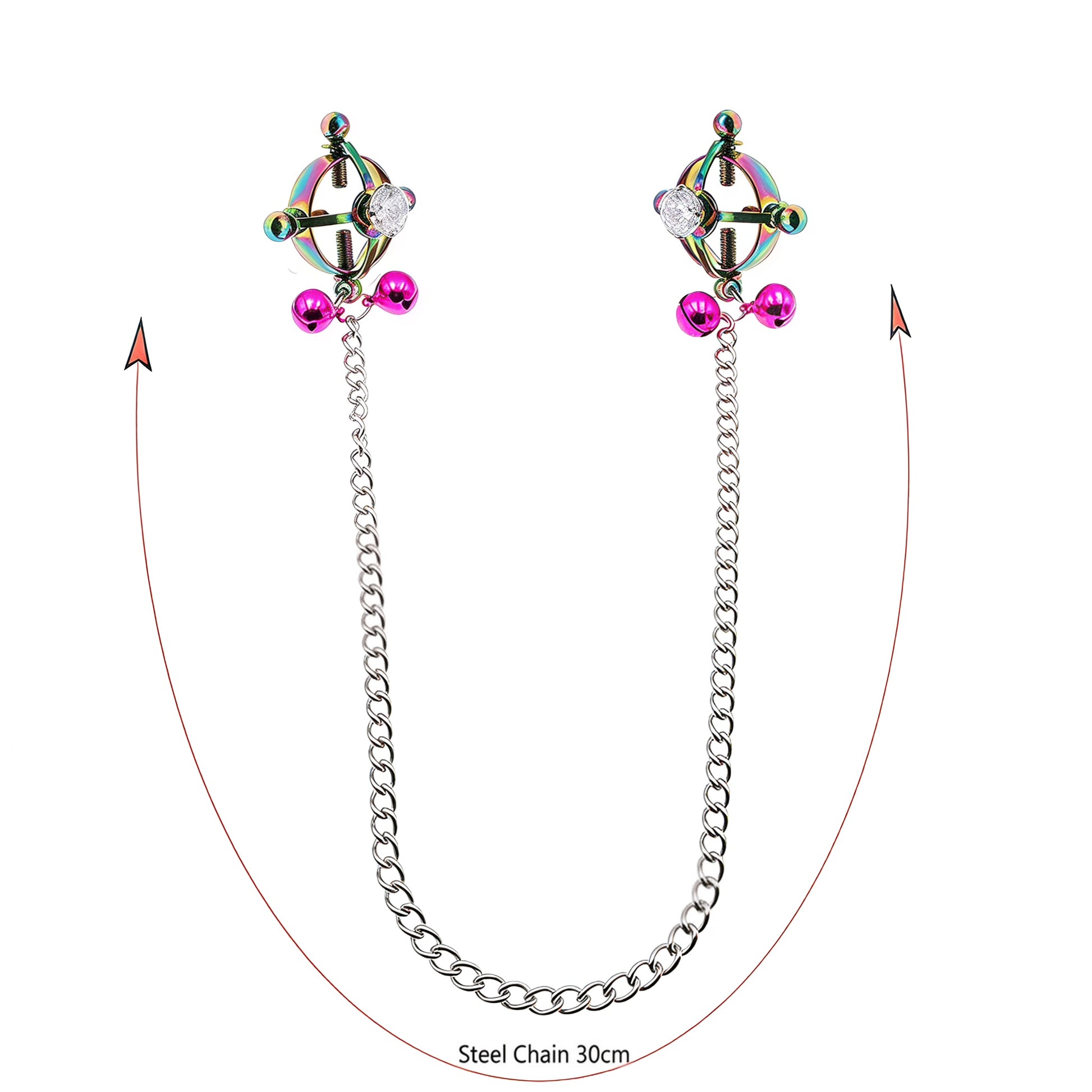 Metal Nipple Clamps With Jewerly - image 8