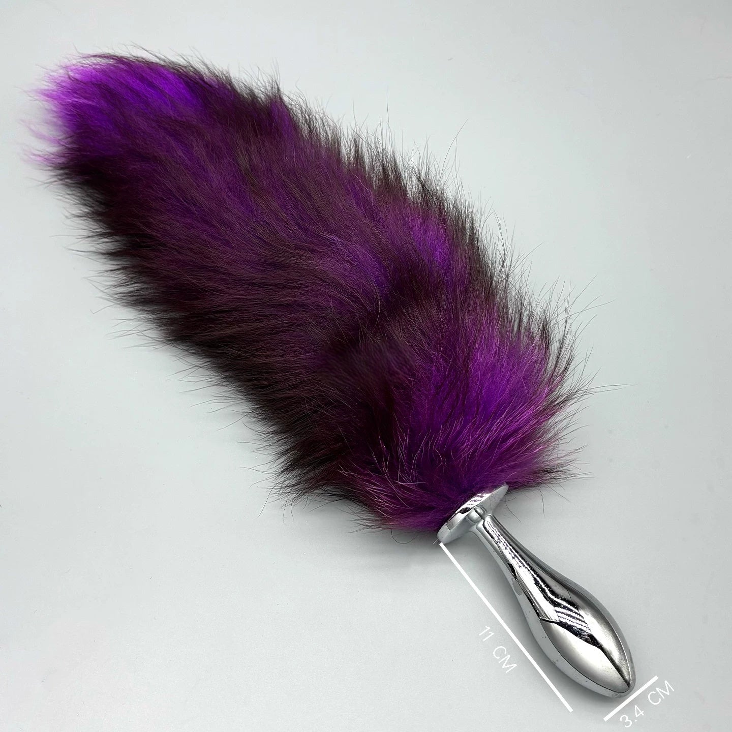 Premium Faux Fur Fox Tail Butt Plug - C - image 4