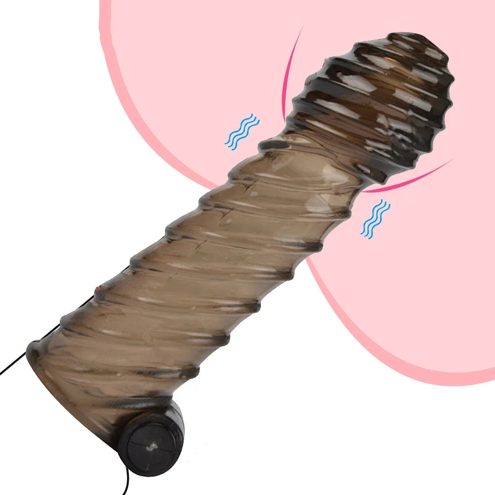 Penis Sleeve Vibrator Penis Extender - image 0