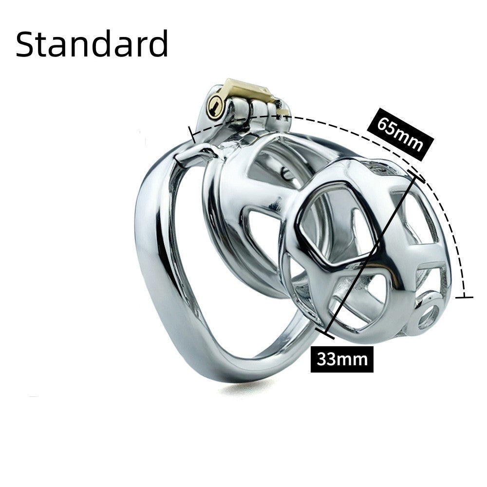 Locked Down Penis Chastity Cage with Belt - image 3