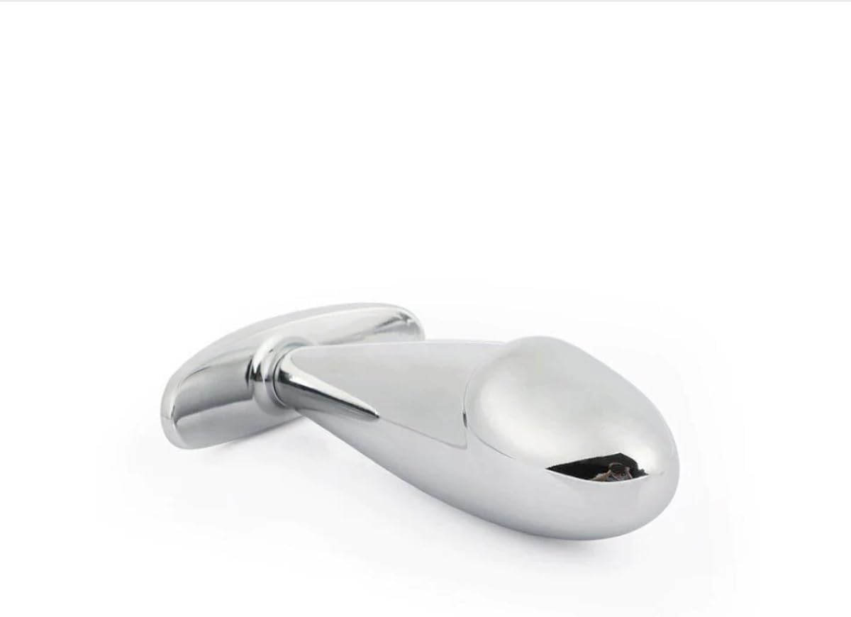 Stainless Steel Realistic Cock Head Anal Butt Plug Anal Trainer - image 3