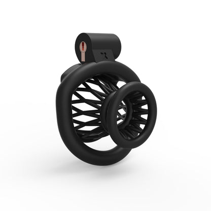 ABS Negative Chastity Cage for Men Lightweight with 4 Rings  - image 0